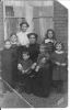 Mary Loosmore (Howells) with 7 children